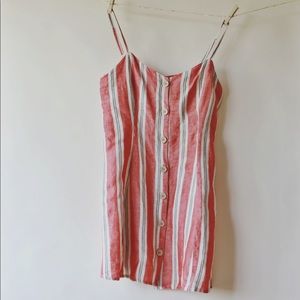 **URBAN OUTFITTERS** Flare/striped summer dress